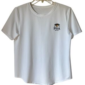 LULULEMON ATHLETICA PGA Oak Hill  Ladies White Running/Training Short Sleeve Tee